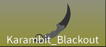 Karambit_Blackout
