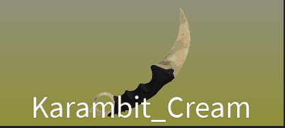 Karambit_Cream
